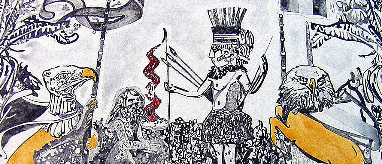 Ritual del Condor-Aguila Pramantha Art Gallery Calabria, Italy 2014