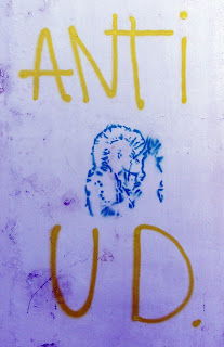 ANTI UD. Stencil Spray Cali 2011