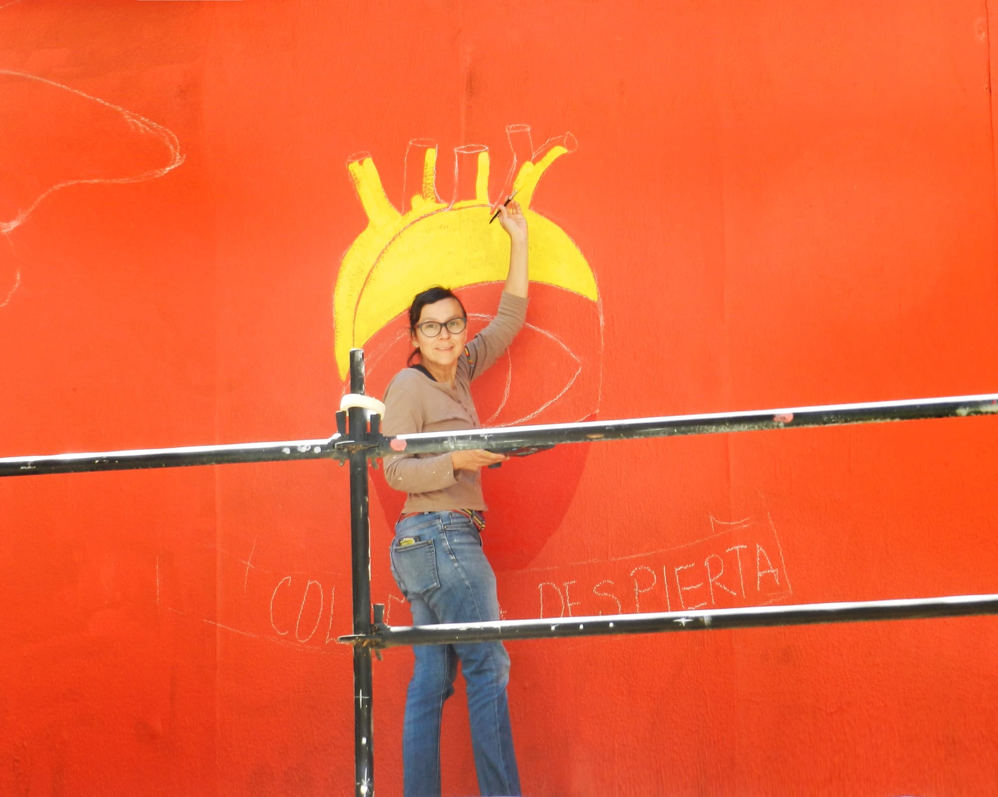 Colombia Despierta MURAL Colectivo COLOMBIAENPAZ Lisboa 2021