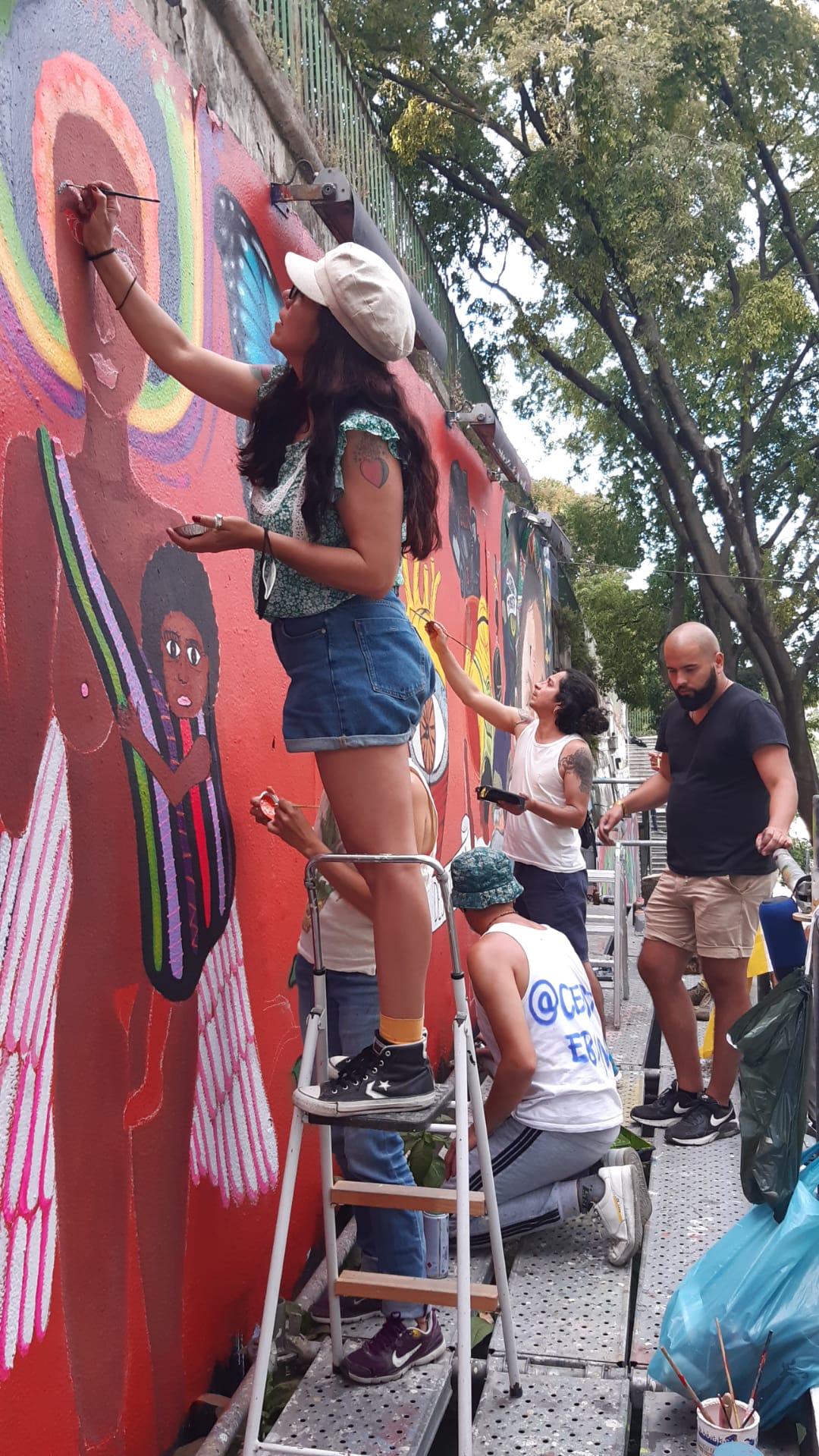 Colombia Despierta MURAL Colectivo COLOMBIAENPAZ Lisboa 2021