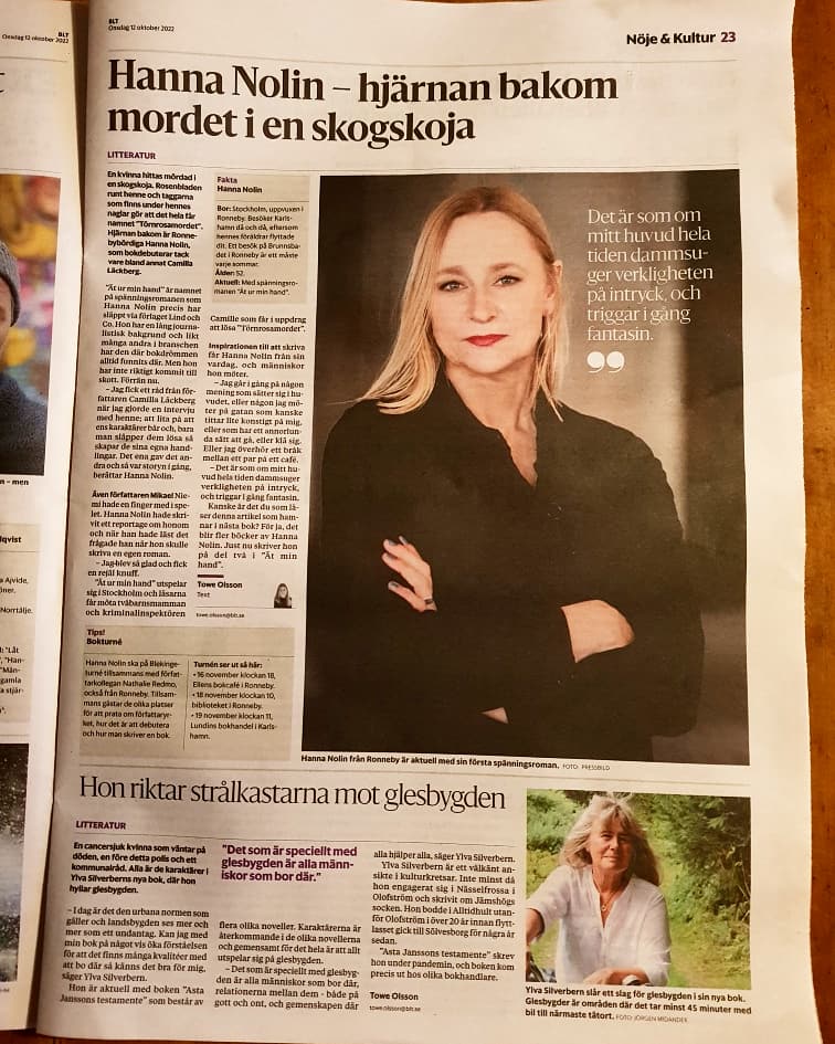 Intervju i BLT 22/10 2022