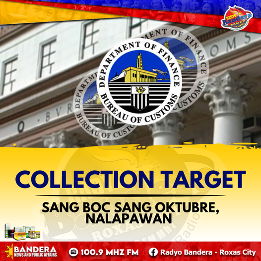 NEGOSYO | COLLECTION TARGET SANG BOC SANG OKTUBRE, NALAPAWAN