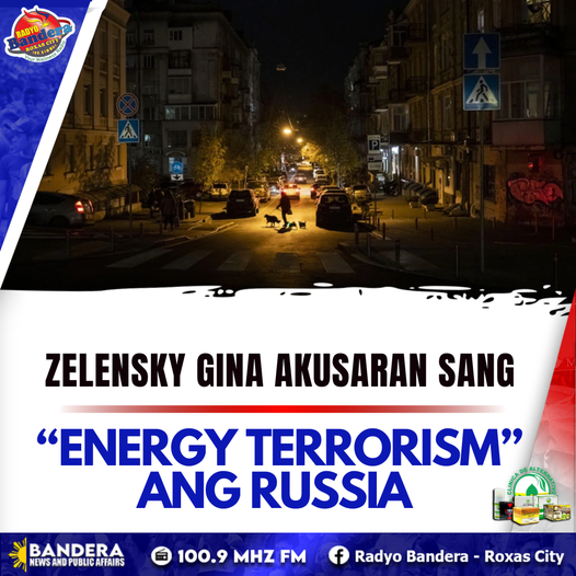 INTERNATIONAL | ZELENSKY GINA AKUSARAN SANG “ENERGY TERRORISM” ANG RUSSIA