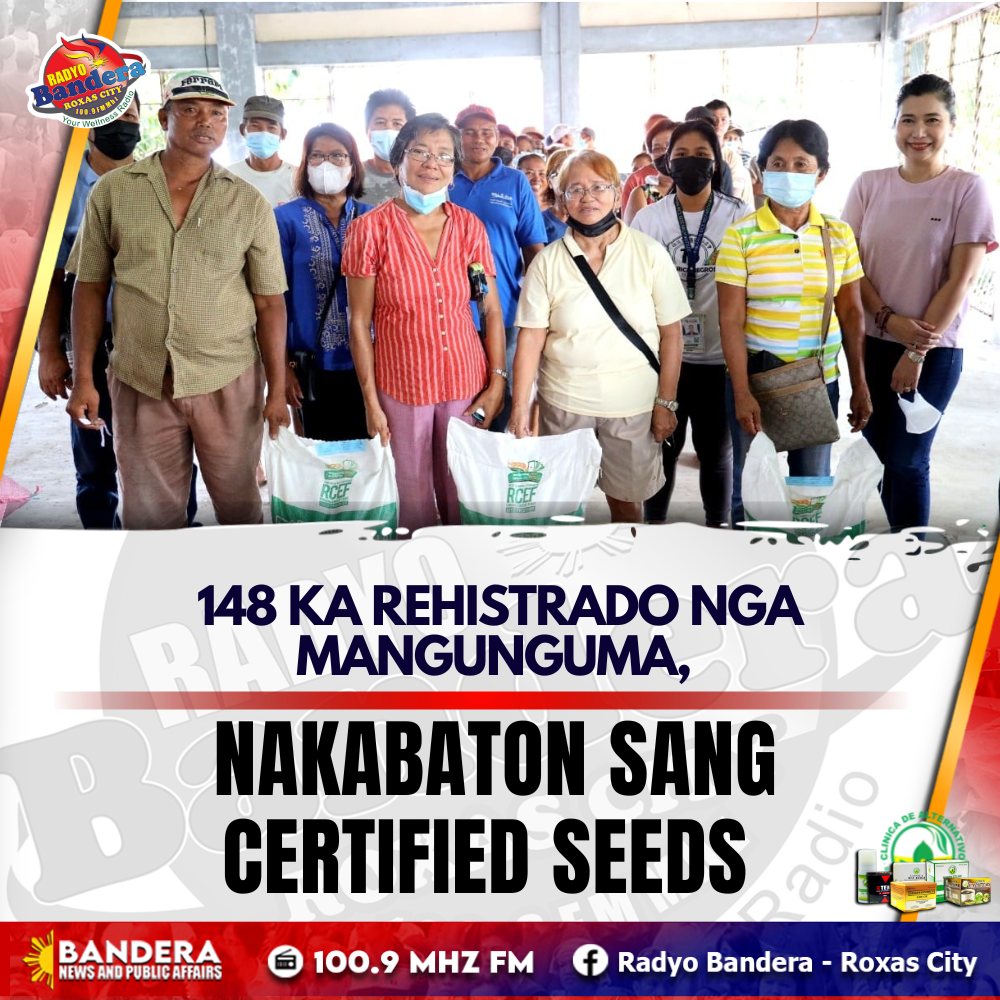 LOKAL | 148 KA REHISTRADO NGA MANGUNGUMA, NAKABATON SANG CERTIFIED SEEDS