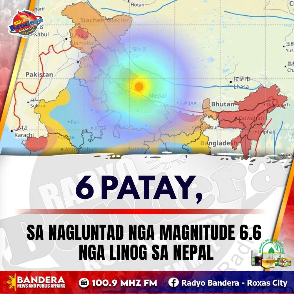 INTERNATIONAL | 6 PATAY, SA NAGLUNTAD NGA MAGNITUDE 6.6 NGA LINOG SA NEPAL