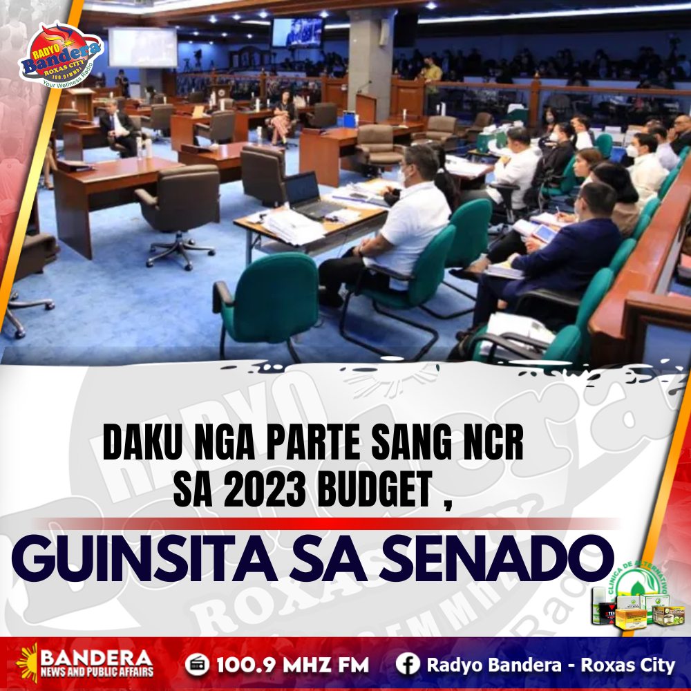 NATIONAL | DAKU NGA PARTE SANG NCR SA 2023 BUDGET , GUINSITA SA SENADO