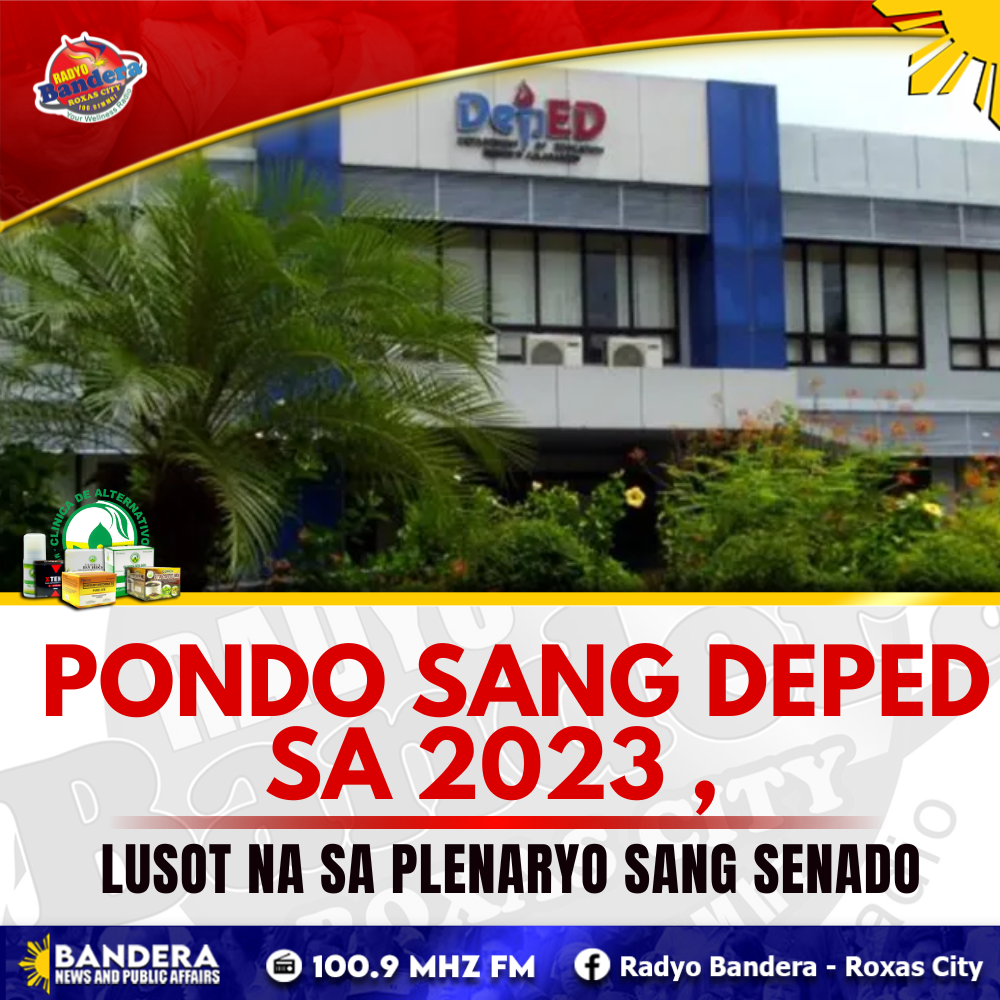 NATIONAL | PONDO SANG DEPED SA 2023 , LUSOT NA SA PLENARYO SANG SENADO