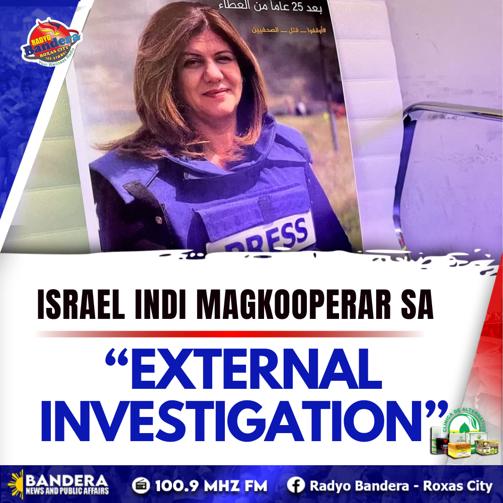 INTERNATIONAL | ISRAEL INDI MAGKOOPERAR SA “EXTERNAL INVESTIGATION”