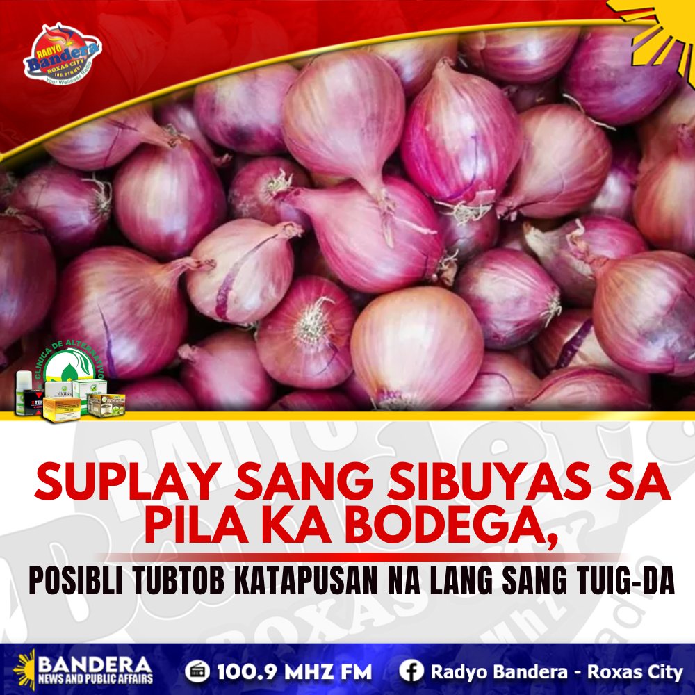 NATIONAL | SUPLAY SANG SIBUYAS SA PILA KA BODEGA,POSIBLI TUBTOB KATAPUSAN NA L;ANG SANG TUIG-DA