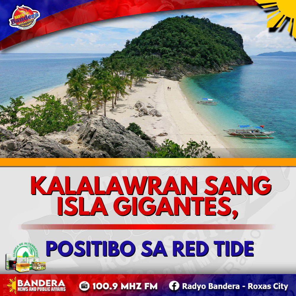 REGIONAL | KALALAWRAN SANG ISLA GIGANTES, POSITIBO SA RED TIDE