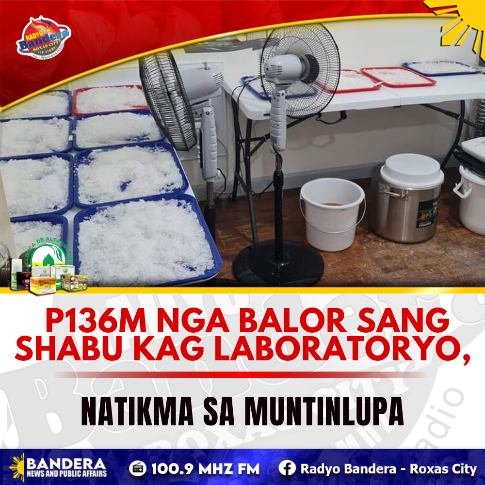 NATIONAL | P136M NGA BALOR SANG SHABU KAG LABORATORYO, NATIKMA SA MUNTINLUPA