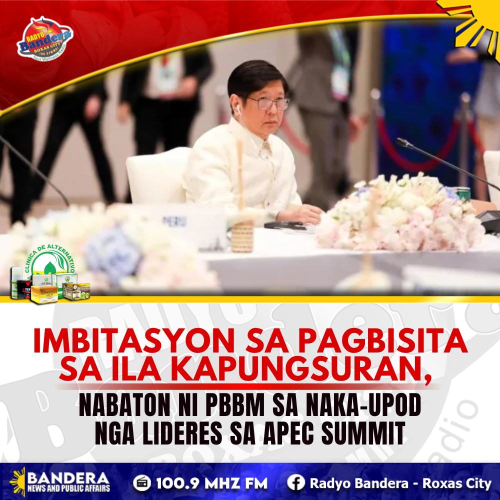 NATIONAL | IMBITASYON SA PAGBISITA SA ILA KAPUNGSURAN, NABATON NI PBBM SA NAKA-UPOD LIDERES SA APEC SUMMIT