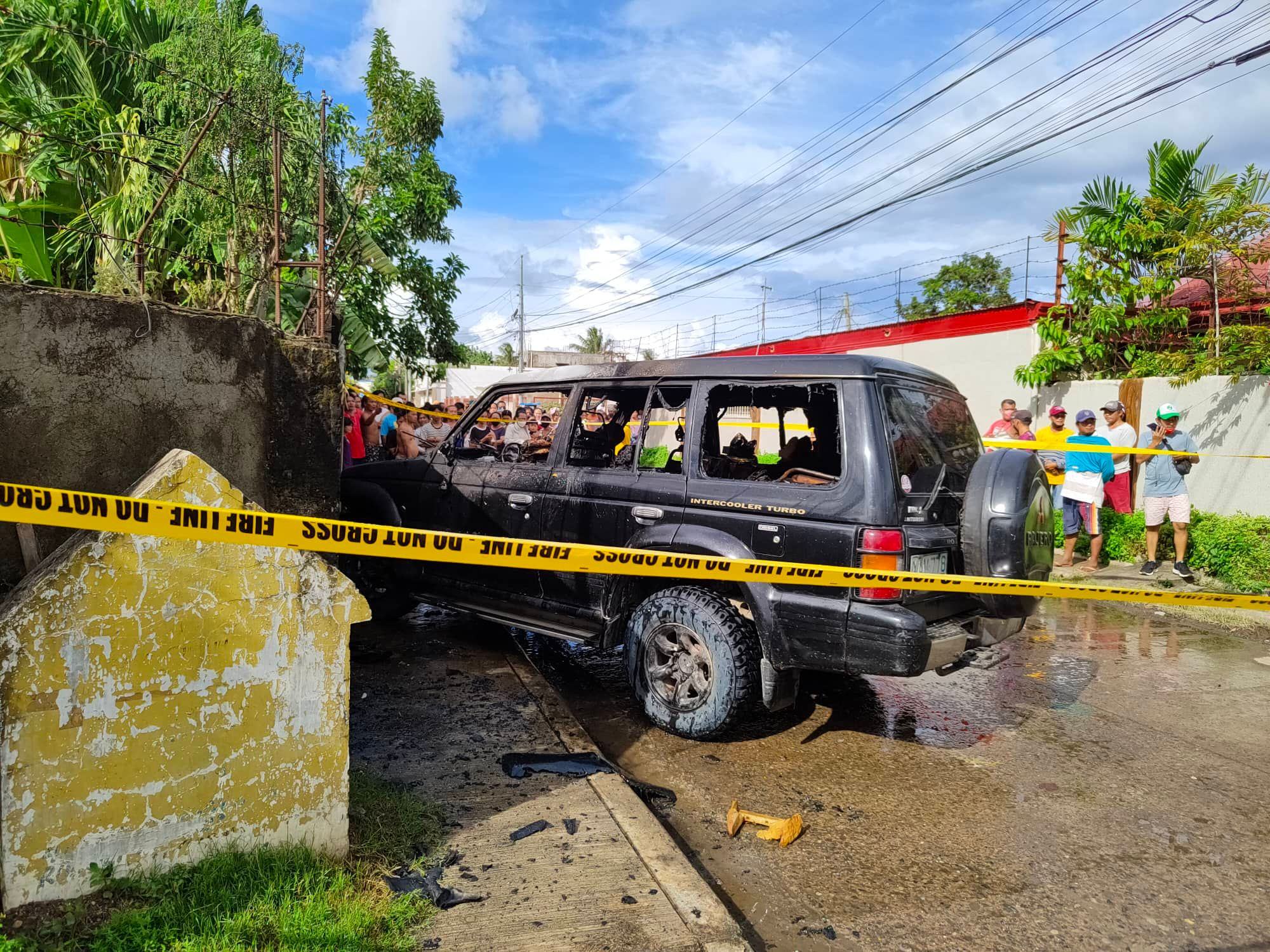 JUST IN | LALAKI, GINLUTHANG KAG NASUNOG SA SULOD SANG IYA SALAKYAN NGA NAGBUNGGO SA PADER SA BARANGAY INZO ARNALDO