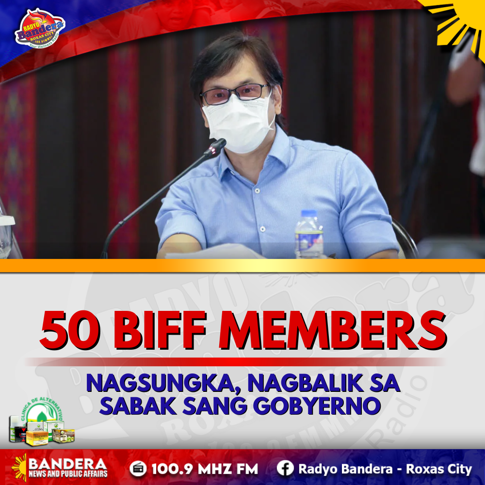 NATIONAL | 50 BIFF MEMBERS NAGSUNGKA, NAGBALIK SA SABAK SANG GOBYERNO