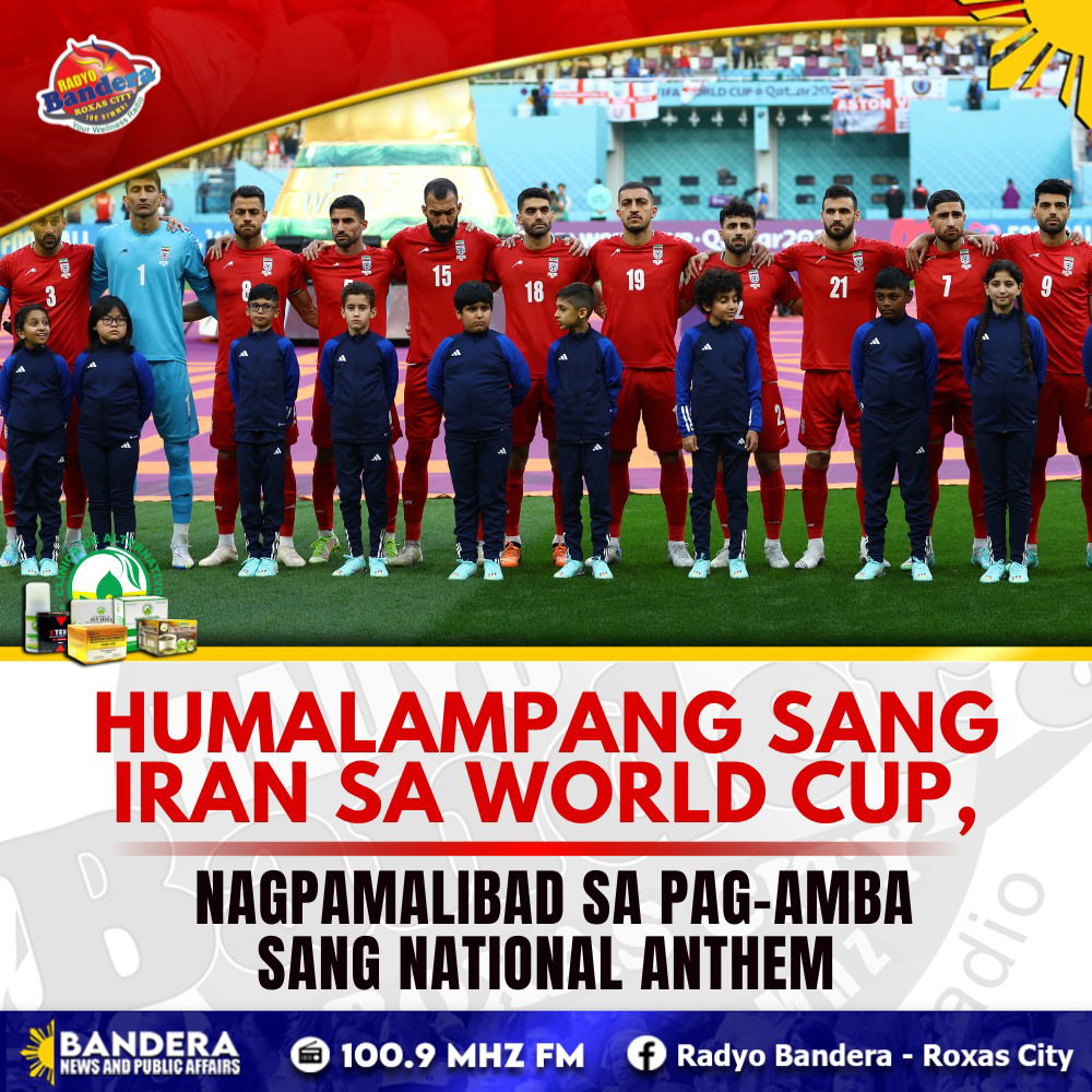 HUMALAMPANG SANG IRAN SA WORLD CUP, NAGPAMALIBAD SA PAG-AMBA SANG NATIONAL ANTHEM