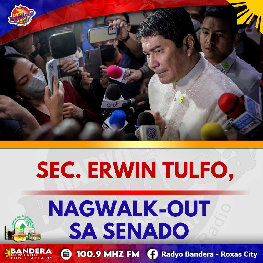 NATIONAL | SEC. ERWIN TULFO, NAGWALK-OUT SA SENADO