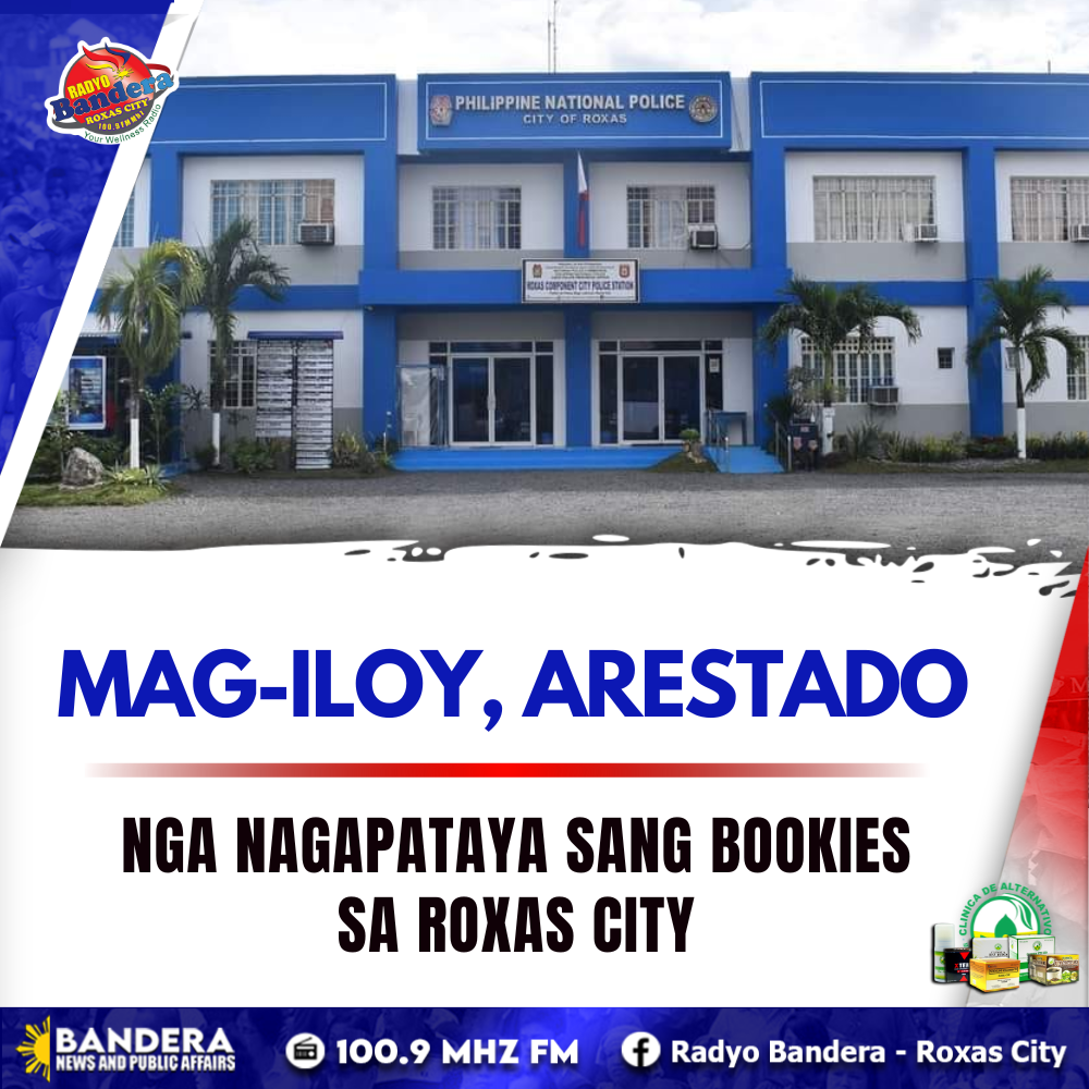 MAG-ILOY, ARESTADO NGA NAGAPATAYA SANG BOOKIES SA ROXAS CITY