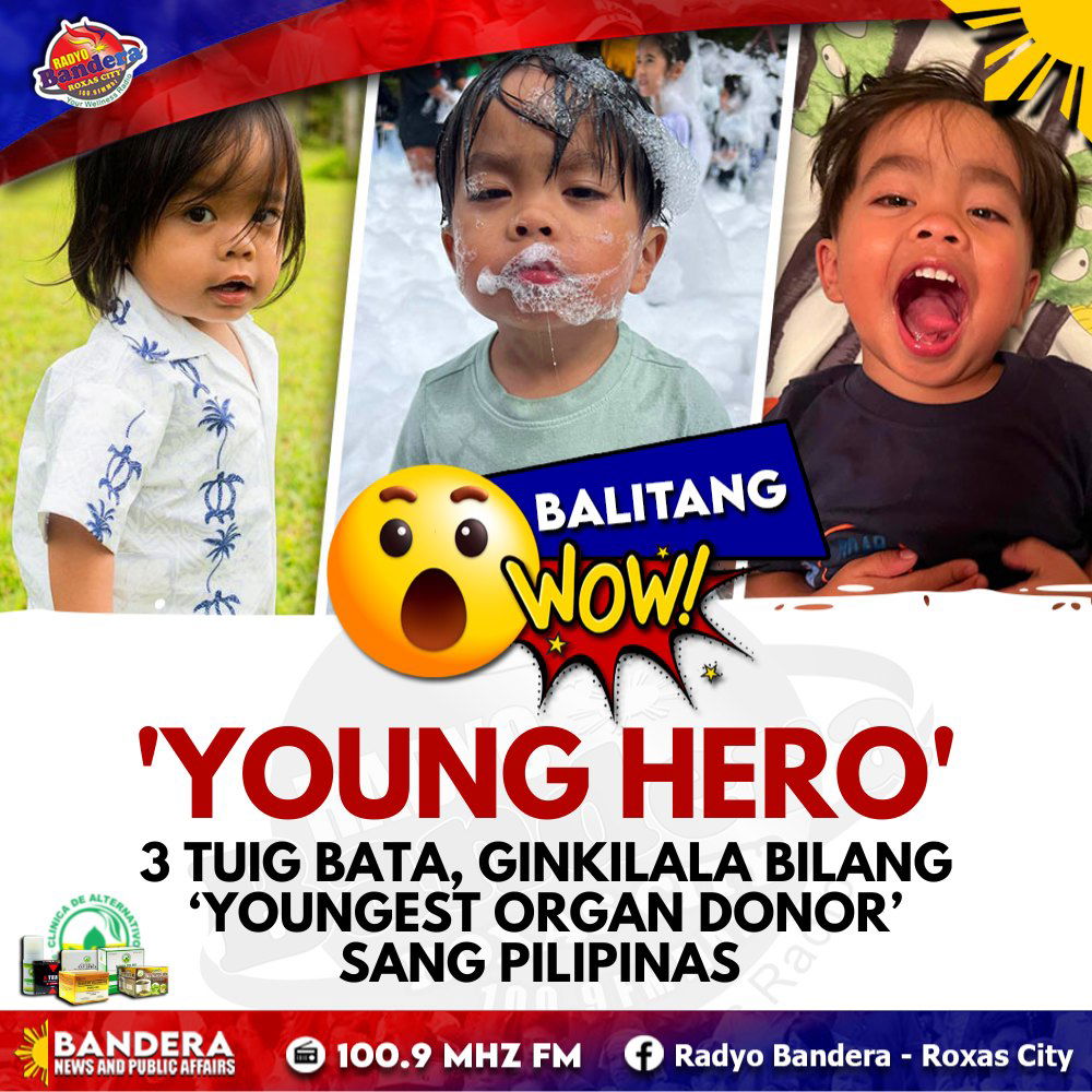 BALITANG WOW | 3 TUIG BATA, GINKILALA BILANG ‘YOUNGEST ORGAN DONOR’ SANG PILIPINAS