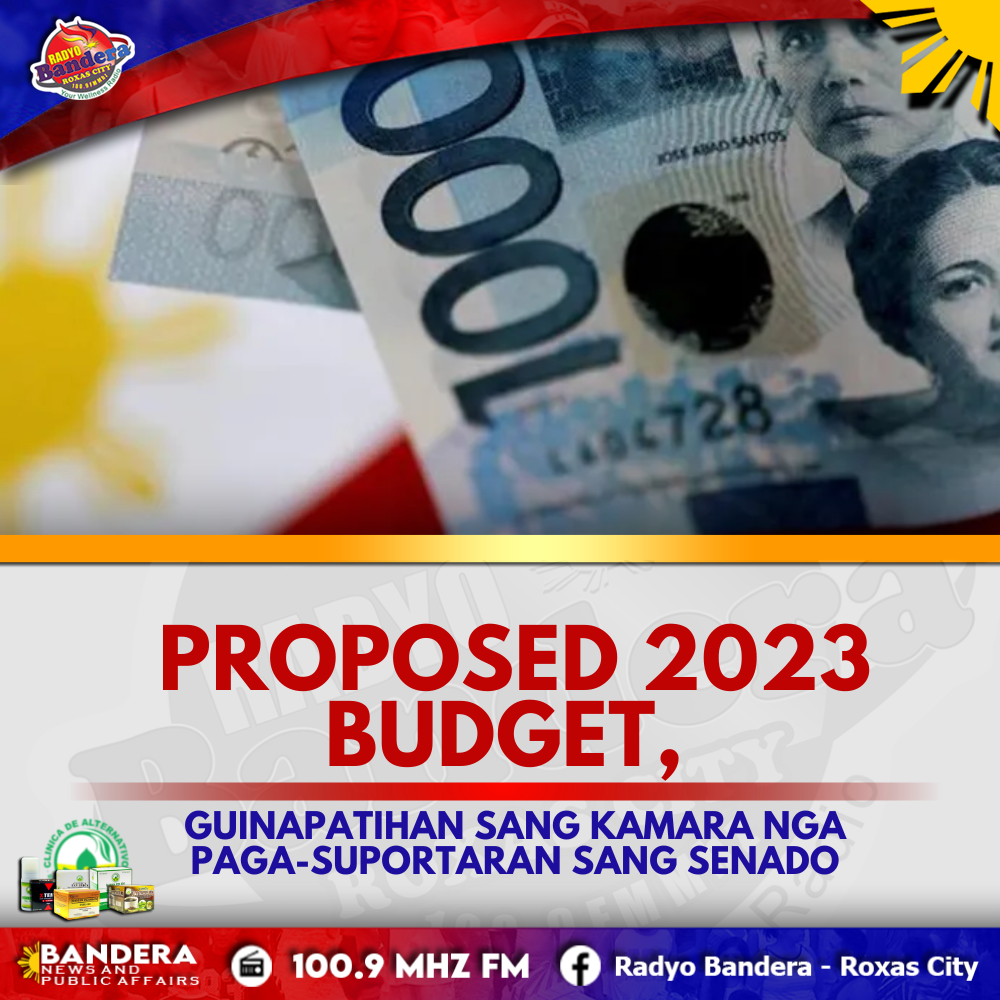 NATIONAL | PROPOSED 2023 BUDGET, GUINAPATIHAN SANG KAMARA NGA PAGA-SUPORTARAN SANG SENADO