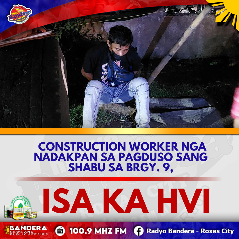 UPDATE | CONSTRUCTION WORKER NGA NADAKPAN SA PAGDUSO SANG SHABU SA BRGY. 9, ISA KA HVI