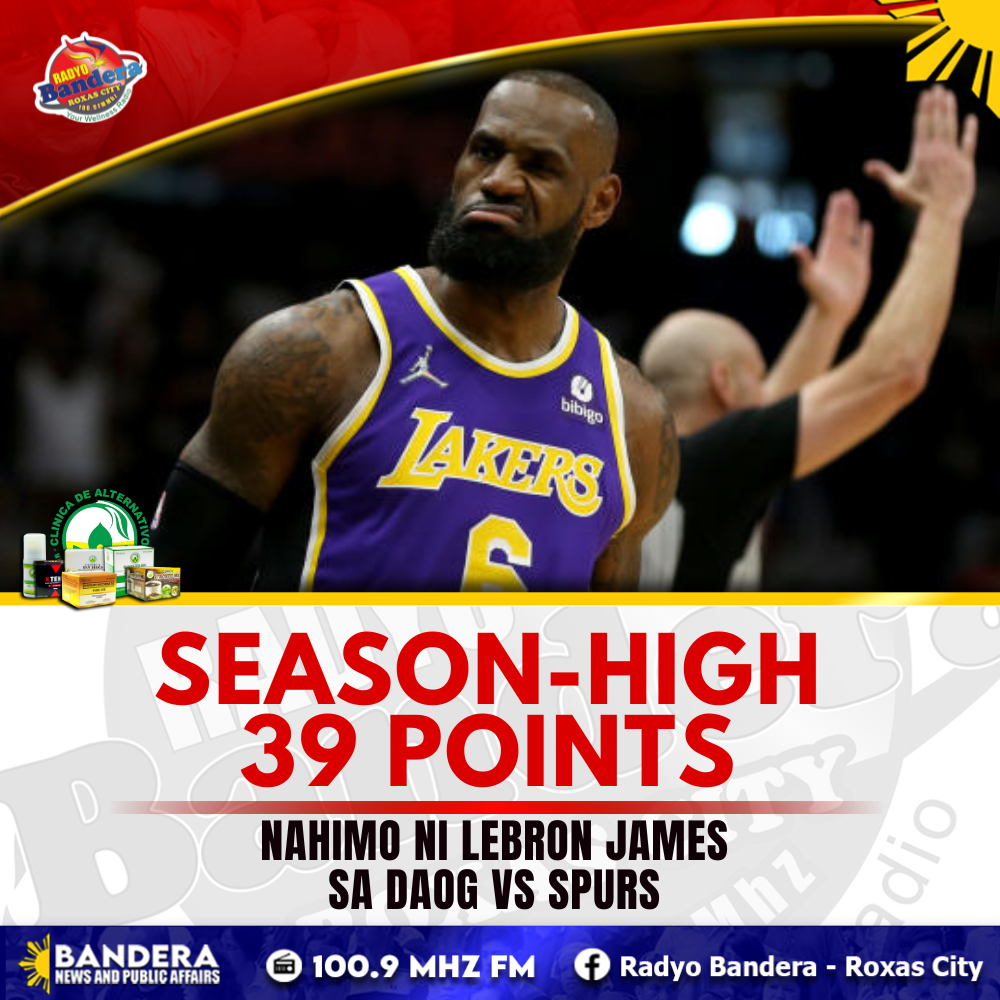 SPORTS | SEASON-HIGH 39 POINTS NAHIMO NI LEBRON JAMES SA DAOG VS SPURS