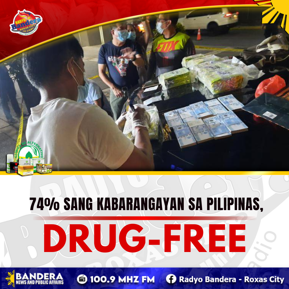 NATIONAL | 74% SANG KABARANGAYAN SA PILIPINAS, DRUG-FREE – PNP