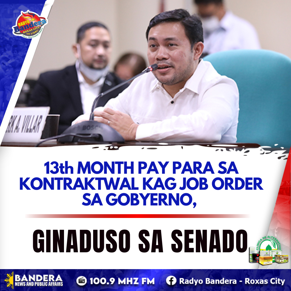 NATIONAL | 13th MONTH PAY PARA SA KONTRAKTWAL KAG JOB ORDER SA GOBYERNO, GINADUSO SA SENADO