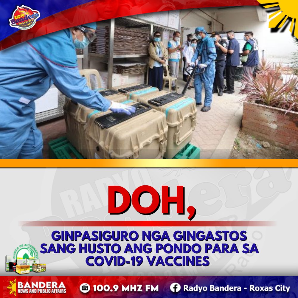 NATIONAL | DOH, GINPASIGURO NGA GINGASTOS SANG HUSTO ANG PONDO PARA SA COVID-19 VACCINES