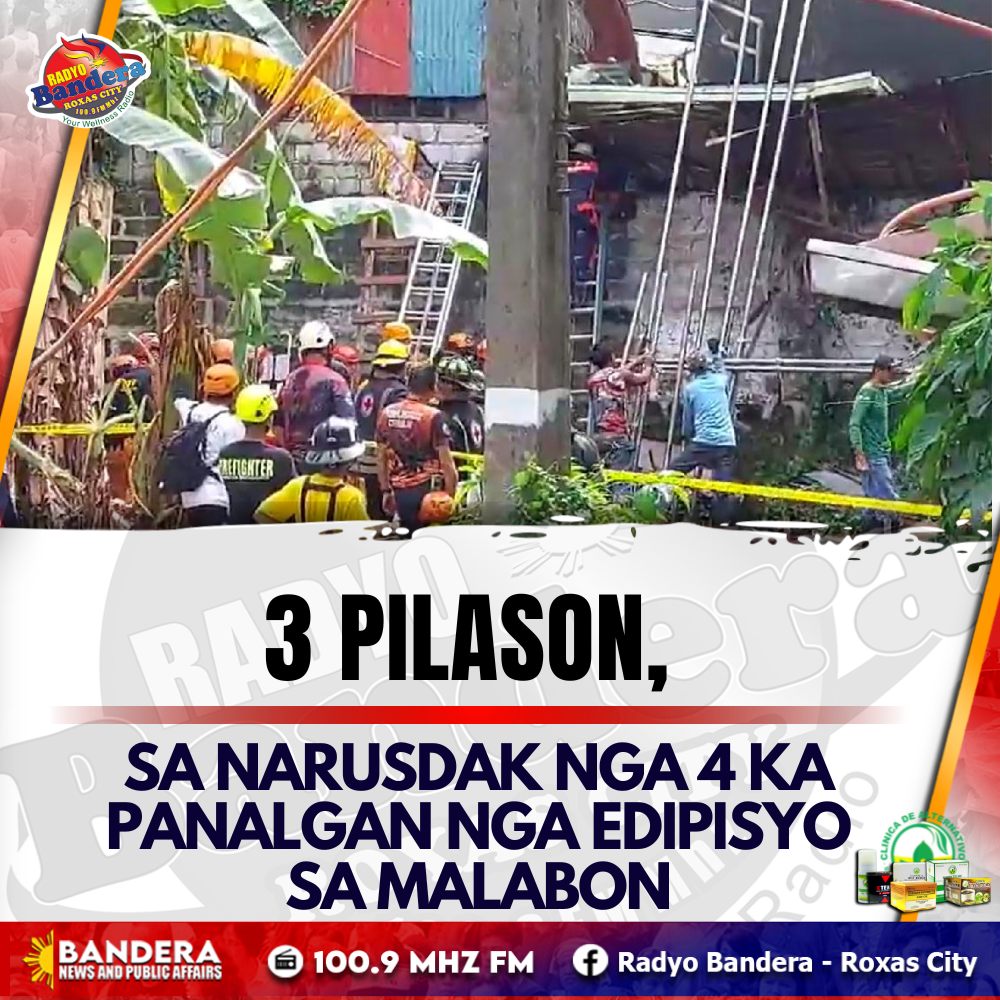 NATIONAL | 3 PILASON, SA NARUSDAK NGA 4 KA PANALGAN NGA EDIPISYO SA MALABON