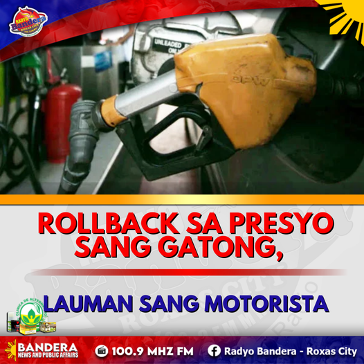 NEGOSYO |ROLLBACK SA PRESYO SANG GATONG, LAUMAN SANG MOTORISTA