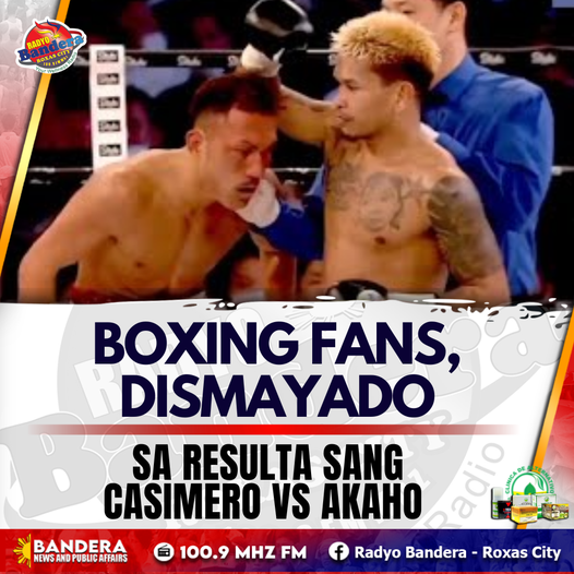 SPORTS | BOXING FANS, DISMAYADO SA RESULTA SANG CASIMERO VS AKAHO