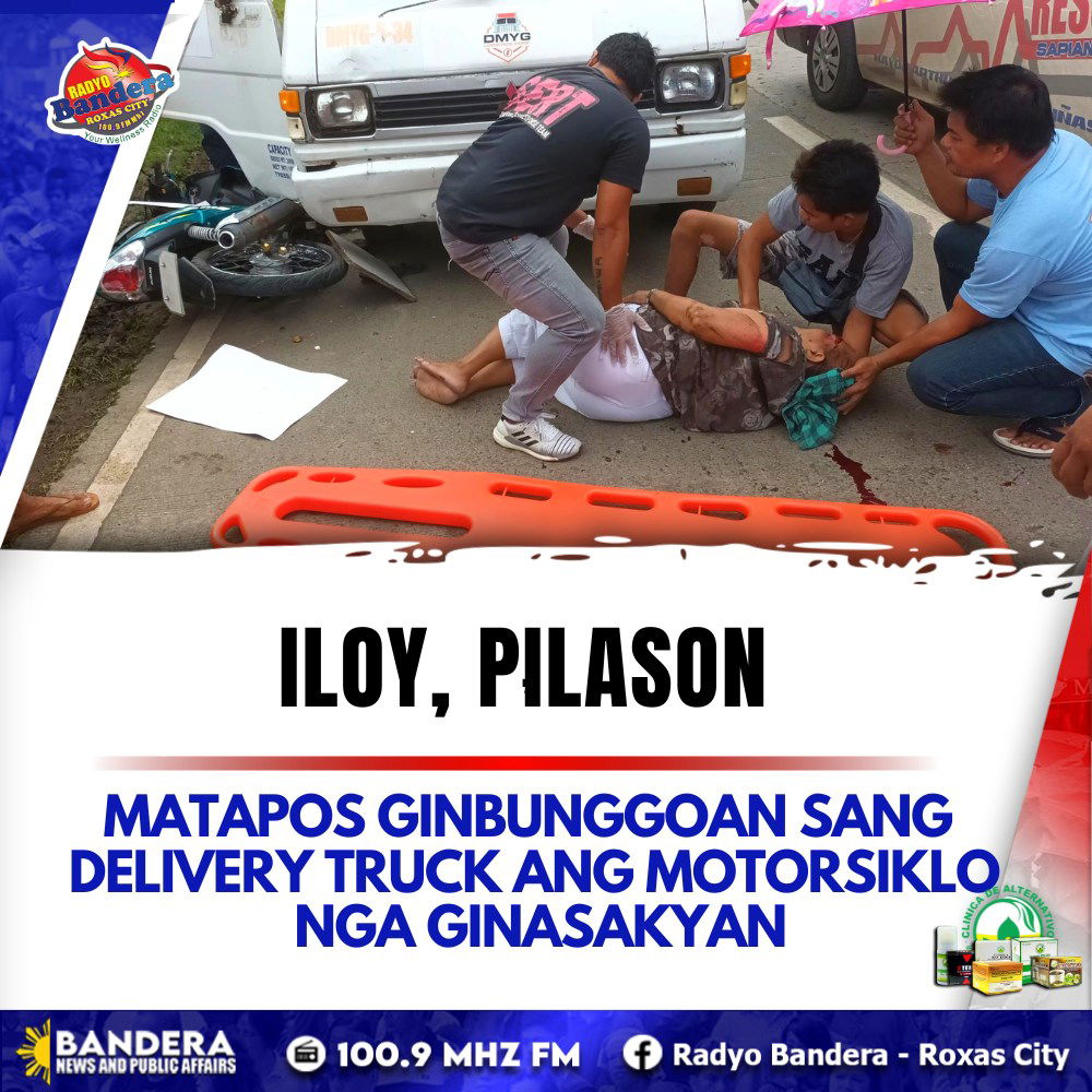 LOKAL | ILOY, PILASON MATAPOS GINBUNGGOAN SANG DELIVERY TRUCK ANG MOTORSIKLO NGA GINASAKYAN