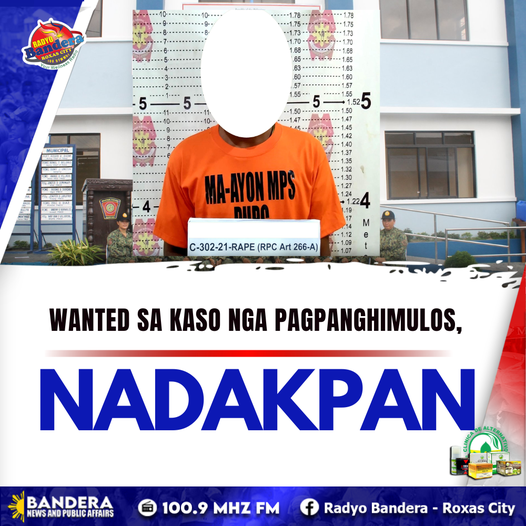 WANTED SA KASO NGA PAGPANGHIMULOS, NADAKPAN