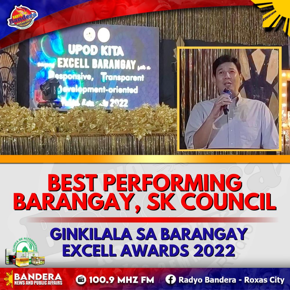 BEST PERFORMING BARANGAY, SK COUNCIL GINKILALA SA BARANGAY EXCELL AWARDS 2022