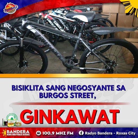 BISIKLITA SANG NEGOSYANTE SA BURGOS STREET, GINKAWAT