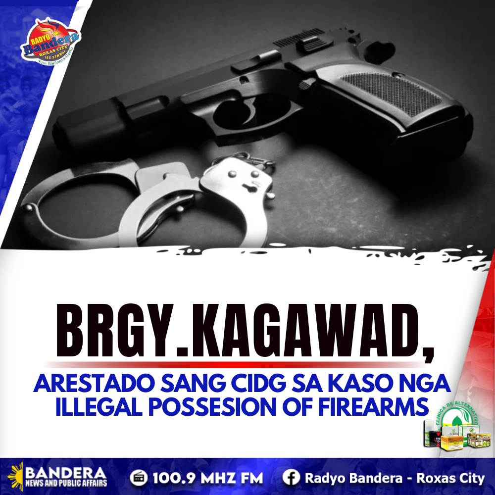 NATIONAL | BRGY.KAGAWAD, ARESTADO SANG CIDG SA KASO NGA ILLEGAL POSSESION OF FIREARMS