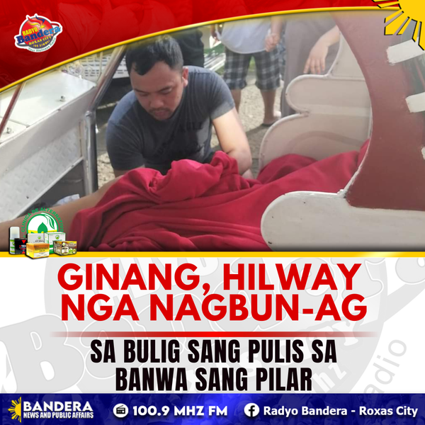 GINANG, HILWAY  NGA NAGBUN-AG SA BULIG SANG PULIS SA BANWA SANG PILAR