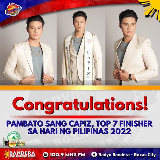 PAMBATO SANG CAPIZ, TOP 7 FINISHER SA HARI NG PILIPINAS 2022