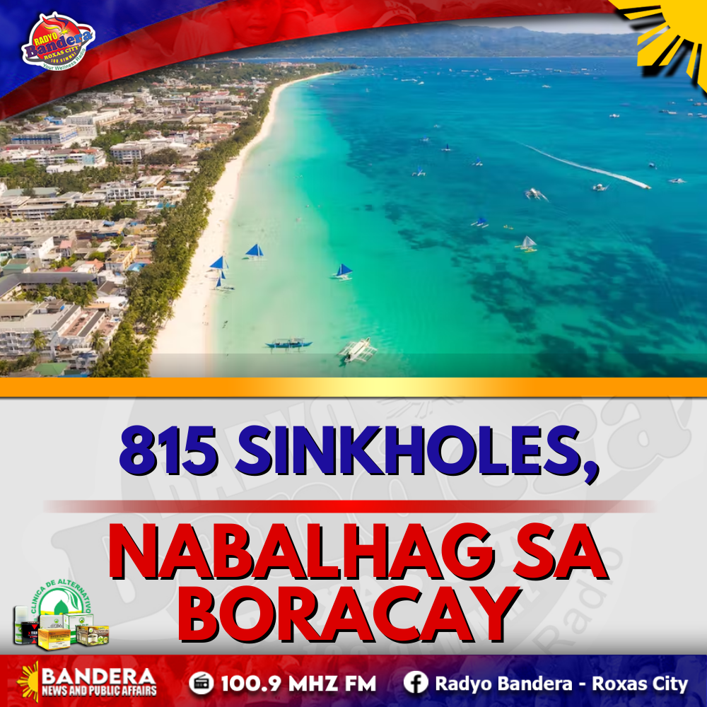 REGIONAL | 815 SINKHOLES, NABALHAG SA BORACAY