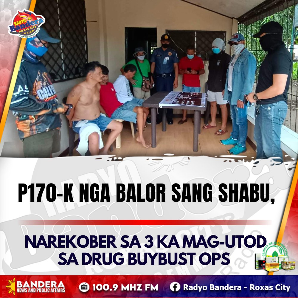 REGIONAL | P170-K NGA BALOR SANG SHABU, NAREKOBER SA 3 KA MAG-UTOD SA DRUG BUYBUST OPS