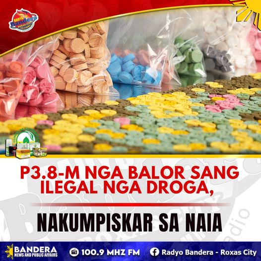 NATIONAL | P3.8-M NGA BALOR SANG ILEGAL NGA DROGA, NAKUMPISKAR SA NAIA