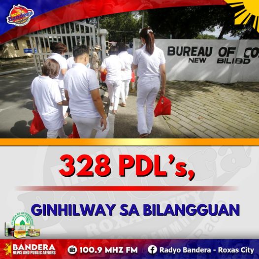 NATIONAL | 328 PDL’s, GINHILWAY SA BILANGGUAN