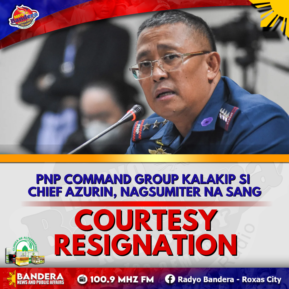 NATIONAL | PNP COMMAND GROUP KALAKIP SI CHIEF AZURIN, NAGSUMITER NA SANG COURTESY RESIGNATION