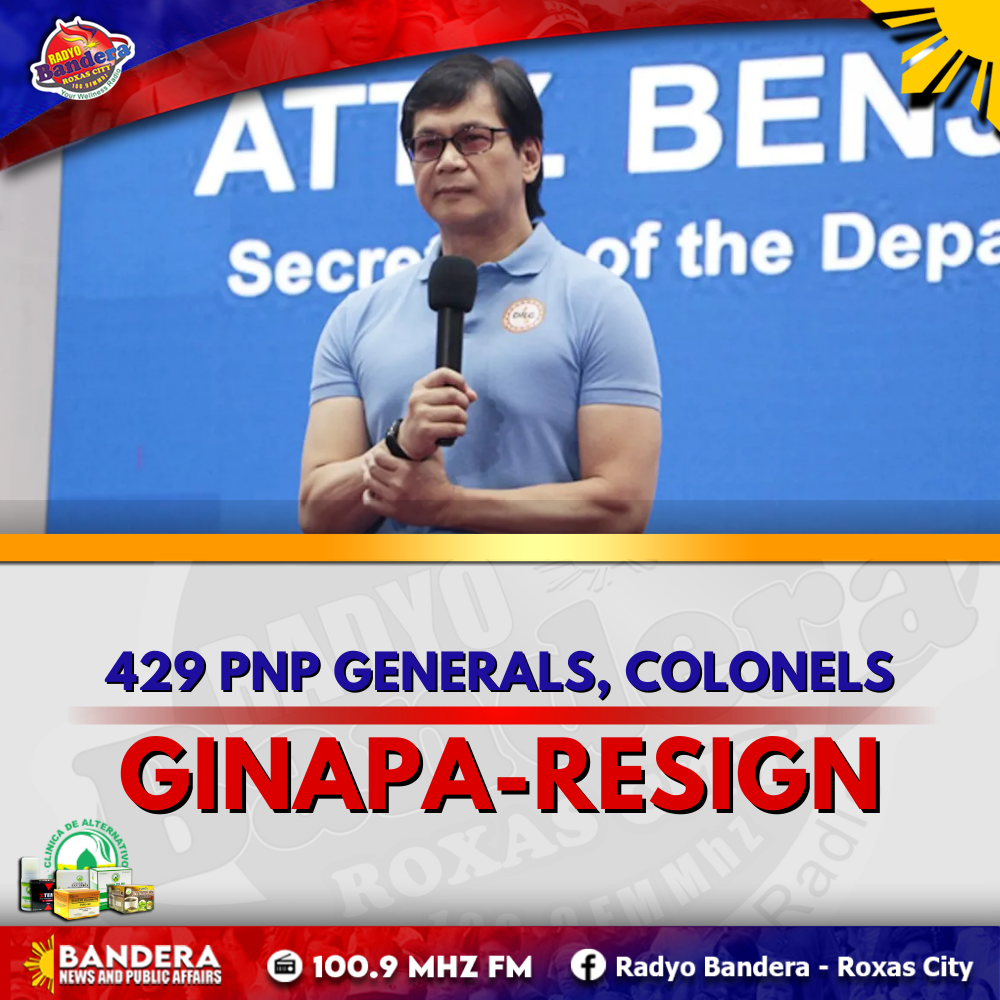 NATIONAL | 429 PNP GENERALS, COLONELS GINAPA-RESIGN