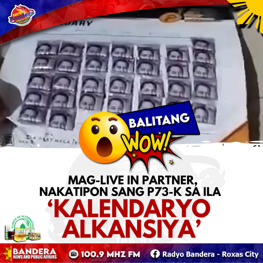 BALITANG WOW | MAG-LIVE IN PARTNER, NAKATIPON SANG P73-K SA ILA ‘KALENDARYO ALKANSIYA’