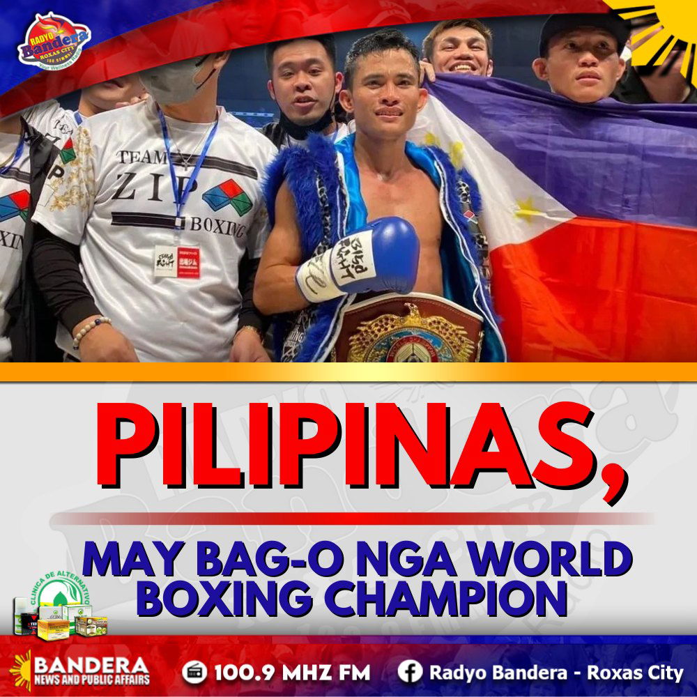 SPORTS | PILIPINAS, MAY BAG-O NGA WORLD BOXING CHAMPION