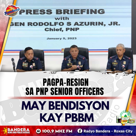 NATIONAL | PAGPA-RESIGN SA PNP SENIOR OFFICERS , MAY BENDISYON KAY PBBM