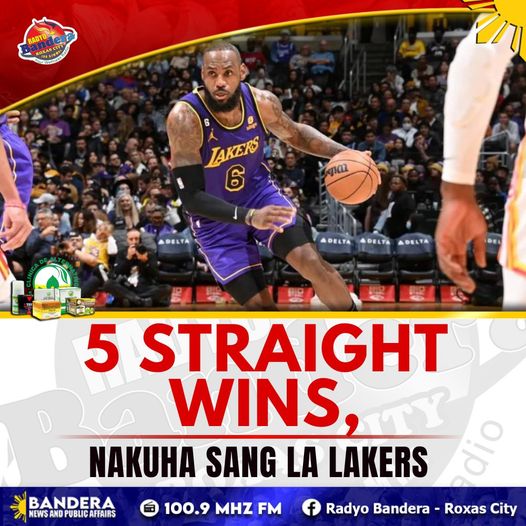 5 STRAIGHT WINS, NAKUHA SANG LA LAKERS