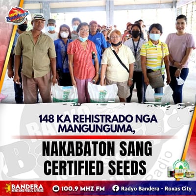 LOKAL | 148 KA REHISTRADO NGA MANGUNGUMA, NAKABATON SANG CERTIFIED SEEDS