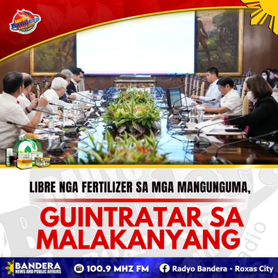 NATIONAL | LIBRE NGA FERTILIZER SA MGA MANGUNGUMA,GUINTRATAR SA MALAKANYANG